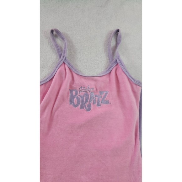 Dolls Kill x Bratz Y2K Pink Purple Velour Mini Slip Dress Size Small Cami - Picture 6 of 8
